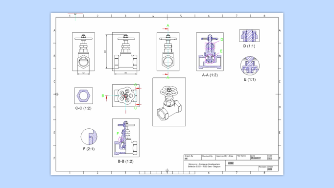 Vistas em Corte BricsCAD